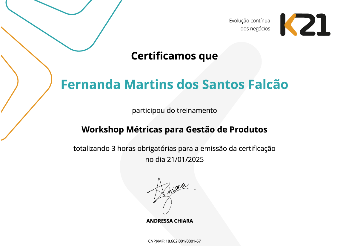 Certificado K21
